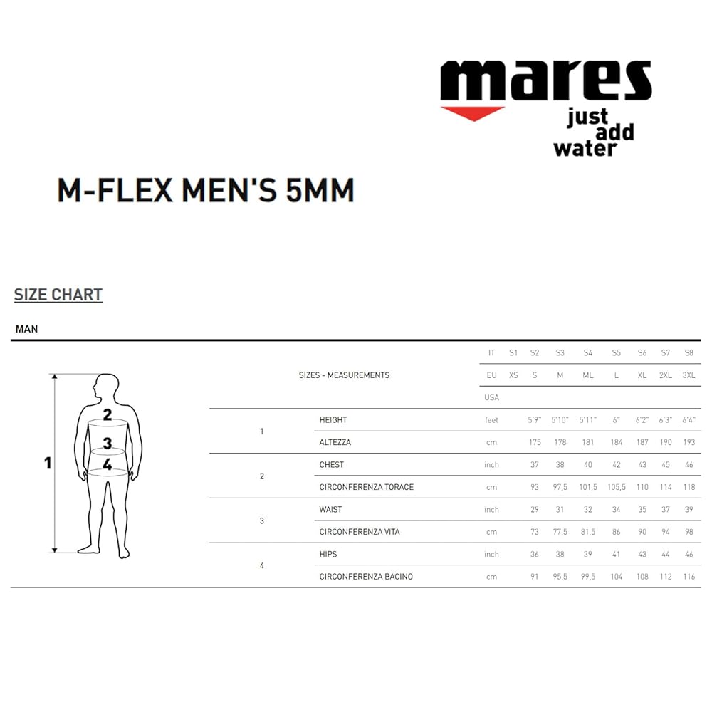 mares - 美品 mares ウェットスーツ5mm メンズLサイズ 楽天市場】クーポンあり mares マレス ウェットスーツ 5mm